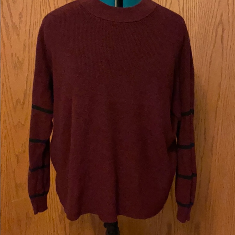 Burgundy sweater